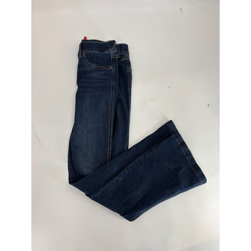 Levis Signature Gold Label Pull On Flare Jeans Dark Wash Size Small S
